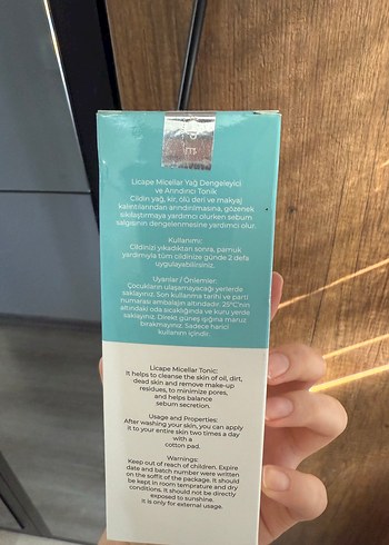 Licape Micellar Tonik Yağlı Ciltler İçin - Görsel 2