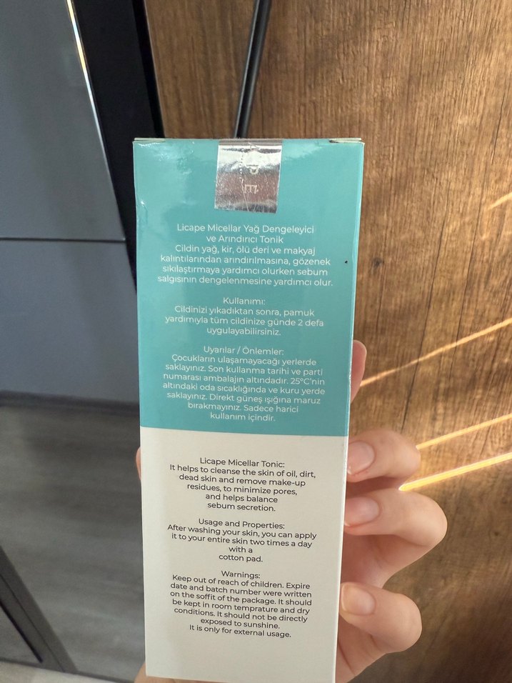 Licape Micellar Tonik Yağlı Ciltler İçin - Görsel 2