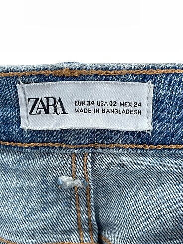 34 Beden mavi Renk Zara Jean / Kot %70 İndirimli.