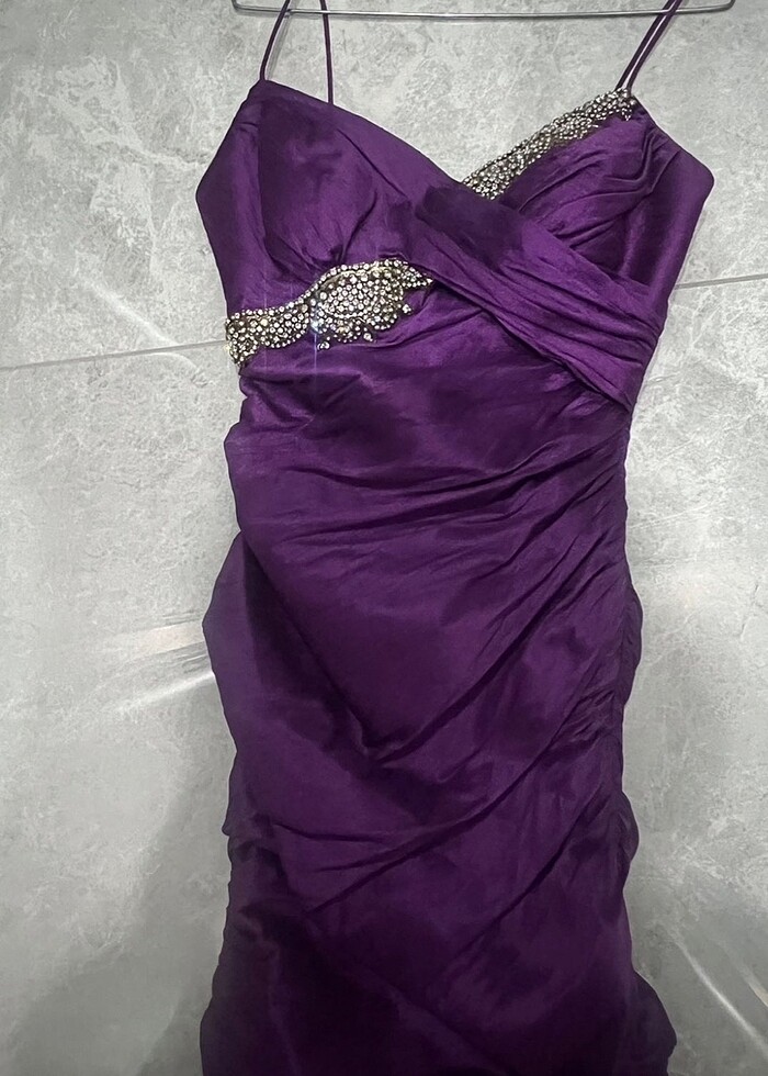 Alfabeta tabiye taşlı elbise.Mezuniyet, düğün,nişan,kına - Görsel 3