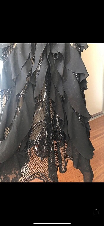 Alfabeta abiye, siyah bej,çok şık,zarif - Görsel 9