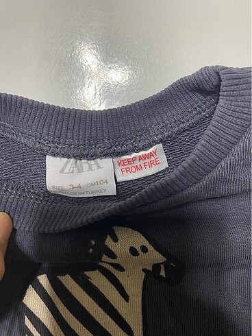 4 Yaş Beden Zara Erkek Çocuk takımı