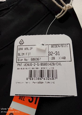 Mango LC Waikiki Siyah Erkek Basic Pantolon