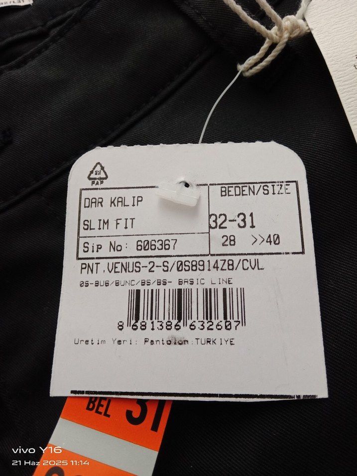 LC Waikiki Siyah Erkek Basic Pantolon - Görsel 2