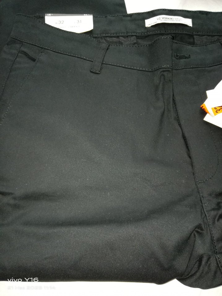 LC Waikiki Siyah Erkek Basic Pantolon - Görsel 3
