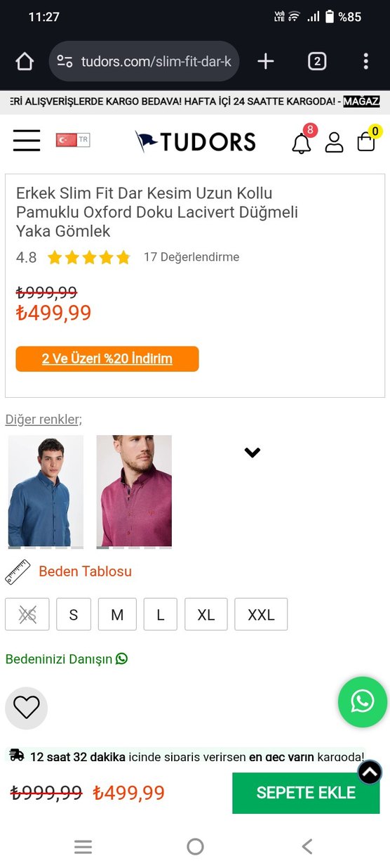 slim Fit Uzun Kollu Gömlek - Görsel 5