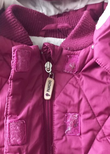 Kız Bebek Mor Kapitone Tulum - Görsel 5