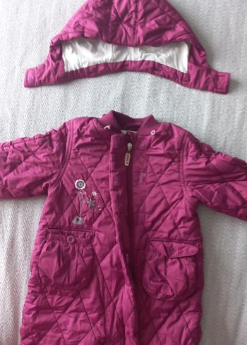 Kız Bebek Mor Kapitone Tulum - Görsel 7