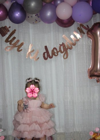 Kız bebek ayakkabı  ve abiye 1 yaş dogum günü - Görsel 3