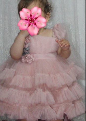 Kız bebek ayakkabı  ve abiye 1 yaş dogum günü - Görsel 4