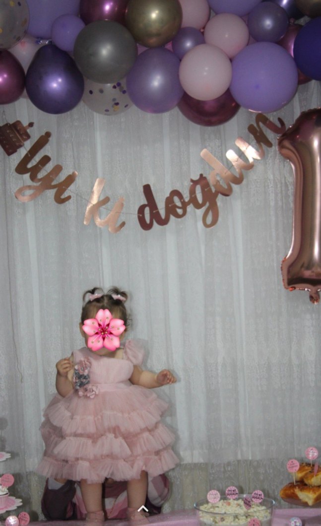 Kız bebek ayakkabı  ve abiye 1 yaş dogum günü - Görsel 3