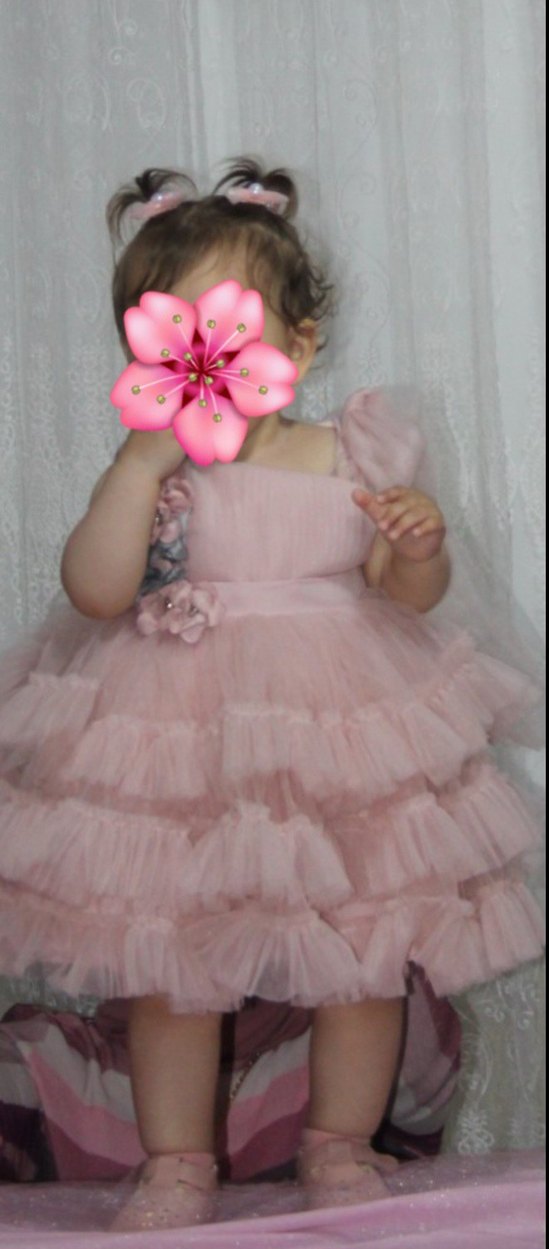 Kız bebek ayakkabı  ve abiye 1 yaş dogum günü - Görsel 4