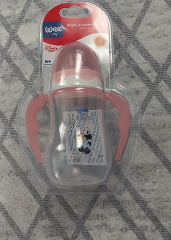 Wee Baby Kulplu Alıştırma Bardağı 250 ml Pembe - Görsel 3