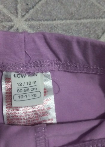 Çiçekli ve Düğmeli Kız Taytları 2li - Görsel 4