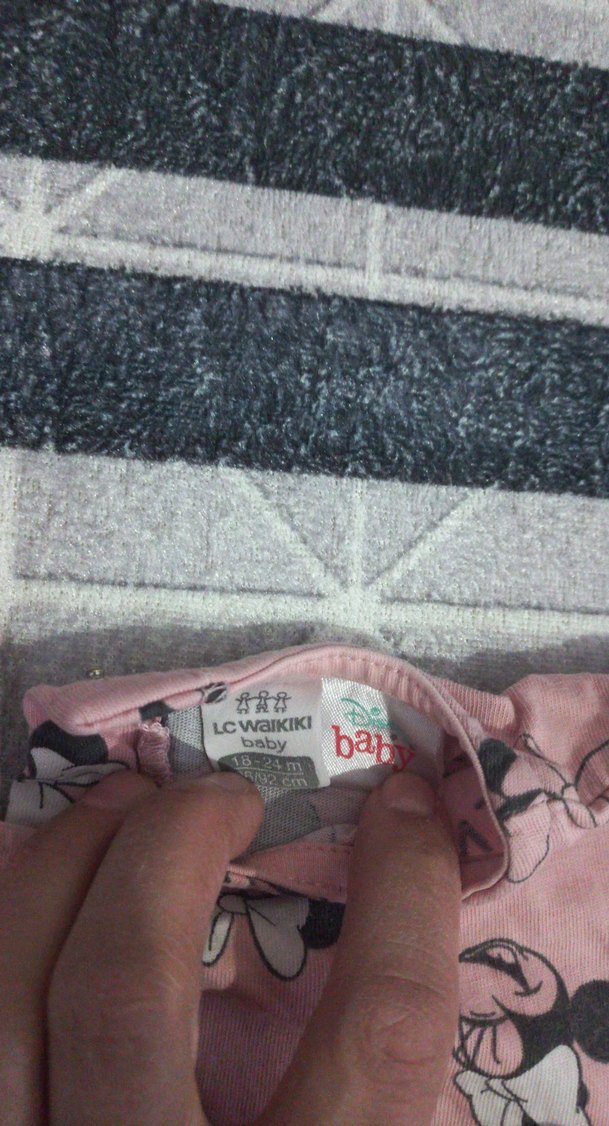 Kız Çocuk Fuşya Kelebek Baskılı Fırfırlı Tişört 6 adet - Görsel 4