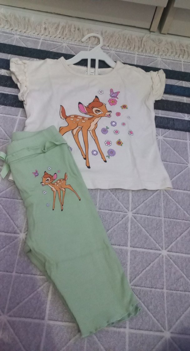 Beyaz Fırfırlı Kız Bebek Takımı - Görsel 5