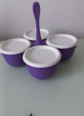 Beden Tupperware yonca servis baharatlik çerezlik