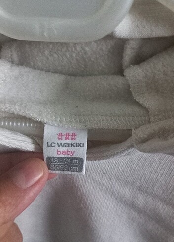 18-24 Ay Beden beyaz Renk Kiz bebek sweatshirt