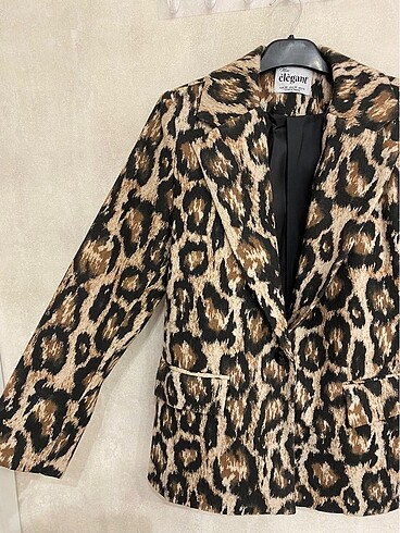 Diğer Leopar Blazer Ceket