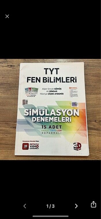 3D tyt fen bilimleri deneme