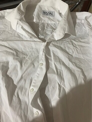 Süvari süvari beyaz gömlek