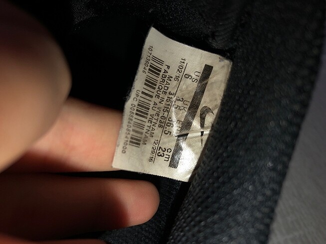 36,5 Beden nike air force orijinal