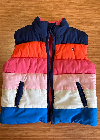 Pembe Kız  Çocuk Çift Taraflı Yelek - Görsel 2