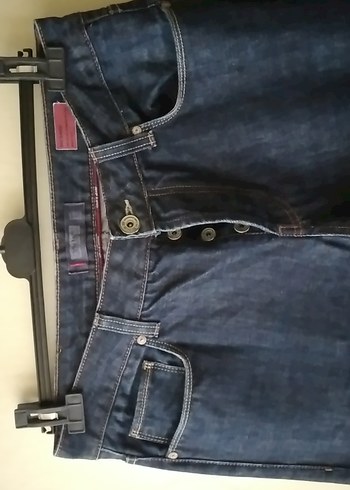 l/xl Beden Lacivert Düğmeli Regular Fit Erkek Kot Pantolon