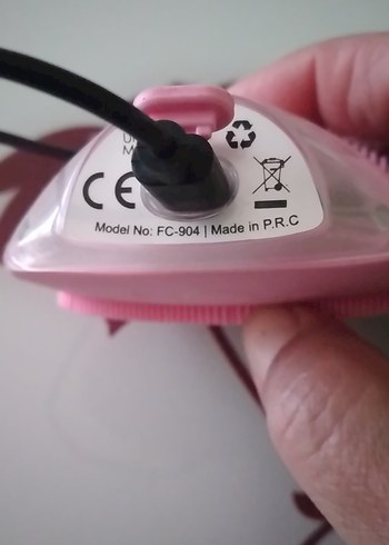 Beden Renk Pembe USB Şarjlı Yüz Temizleme Cihazı