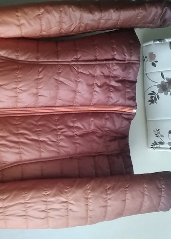 Batik renk geçişli kadın şişme mont