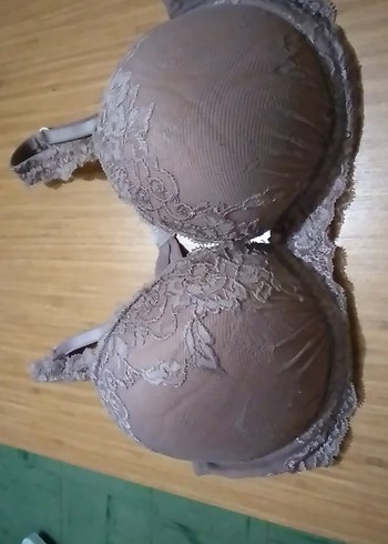 kahvereng Dantel Detaylı Bohem Sütyen