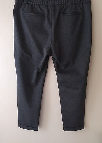 xxl Beden gri Renk Gri Beli bağcıklı pantolon