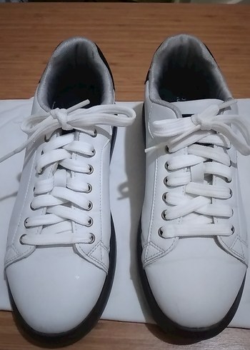 Pierre Cardin Beyaz Kadın Platform Spor Ayakkabı