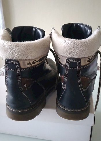 Siyah Deri Erkek Biker Botları - Görsel 5