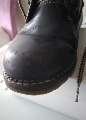 Siyah Deri Erkek Biker Botları - Görsel 2