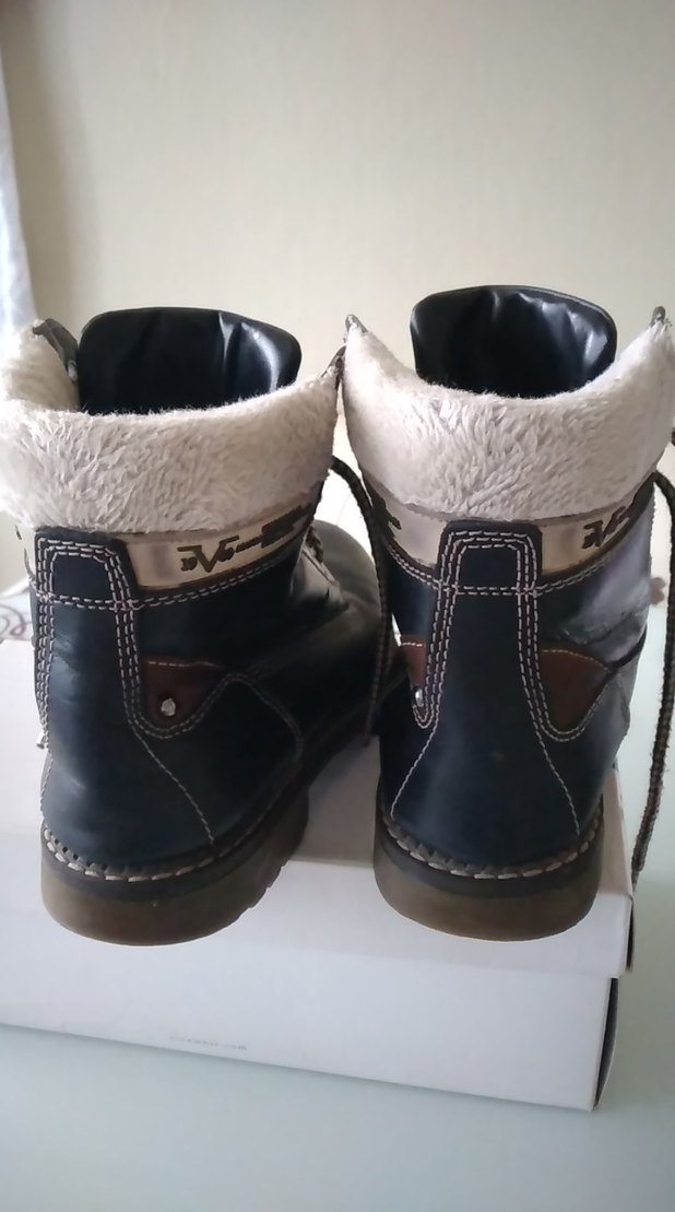 Siyah Deri Erkek Biker Botları - Görsel 5