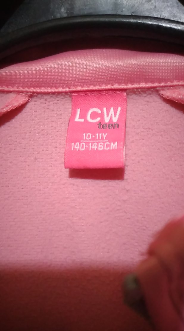 Pembe Fermuarlı Spor çocuk üst - Görsel 4