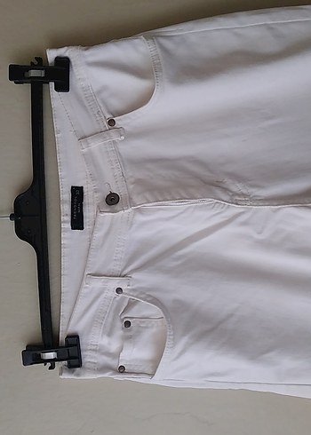 erkek beyaz jeans pantolon - Görsel 2