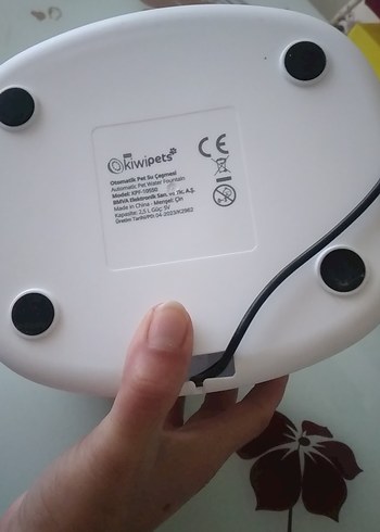 Beyaz Kiwi evcil hayvan su kabı - Görsel 5