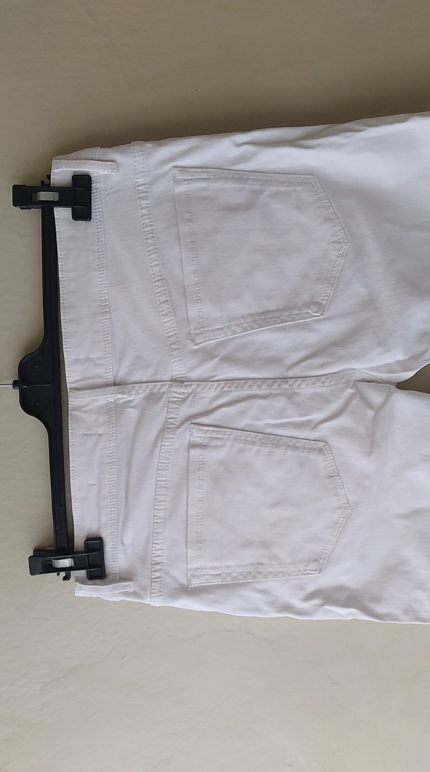 Beyaz Midi erkek jeans - Görsel 5