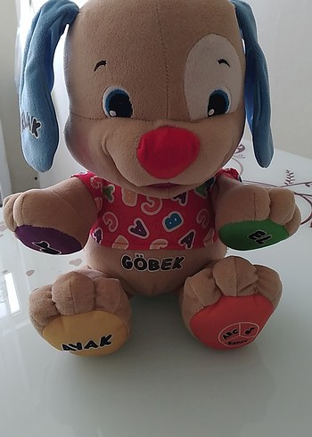 Renkli Eğitici Peluş Oyuncak Köpek