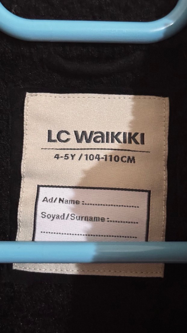 Siyah Peluş Detaylı erkek çocuk Mont - Görsel 3