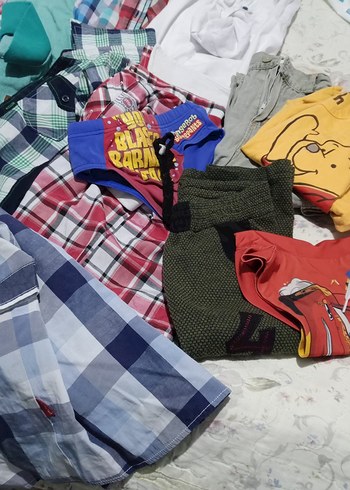 Renkli Baskılı Bebek Önlüğü - Görsel 8