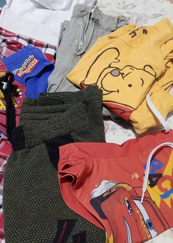 Renkli Baskılı Bebek Önlüğü - Görsel 2