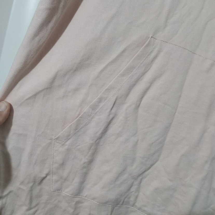 Pembe Midi Kadın Uzun Kollu Rahat tunik - Görsel 3