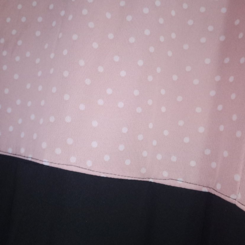 Pudra Siyah Uzun Kollu Uzun Elbise - Görsel 3