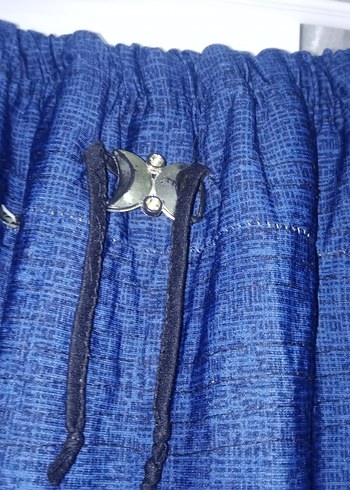 Nakışlı Lacivert Uzun Bohem Etek - Görsel 4