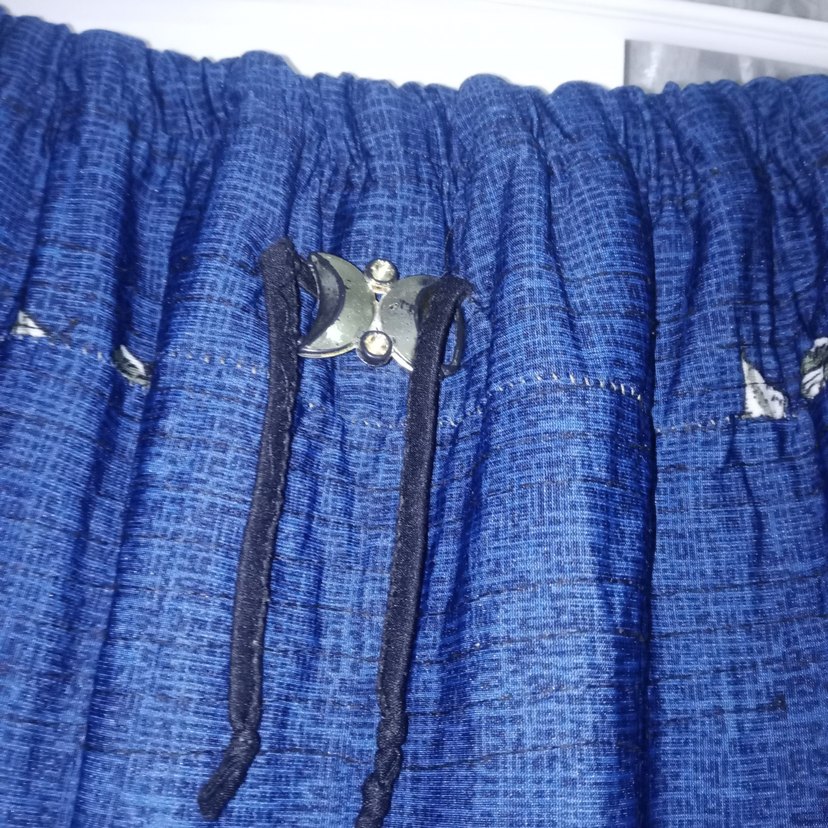 Nakışlı Lacivert Uzun Bohem Etek - Görsel 4