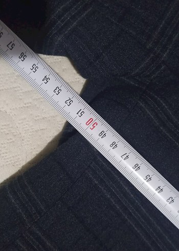 Düğmeli Erkek Gri Regular Fit Takım Ceket - Görsel 5