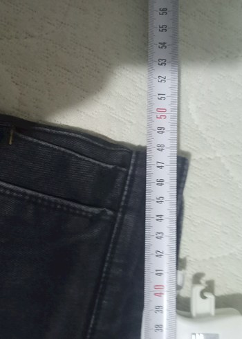 Erkek Siyah Kemerli Denim Pantolon - Görsel 4